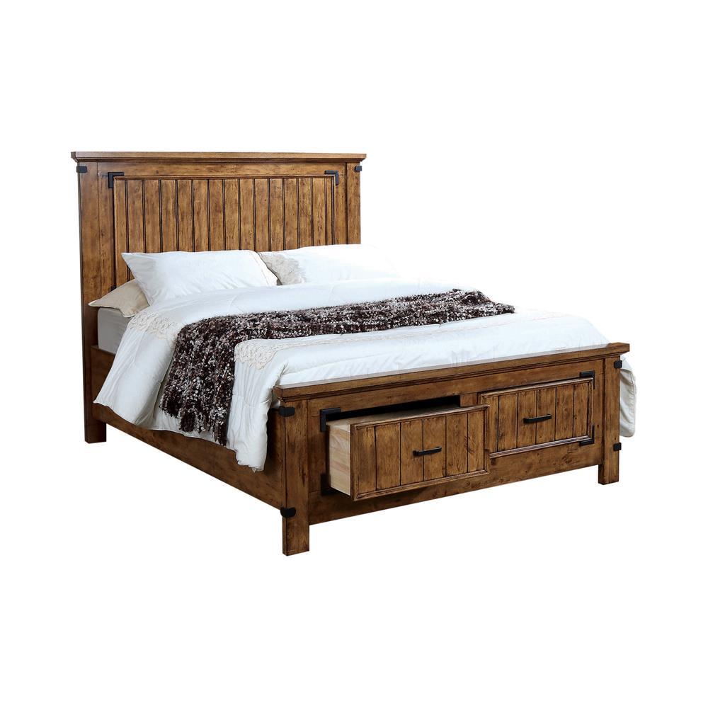 Brenner Rustic Honey Queen Bed