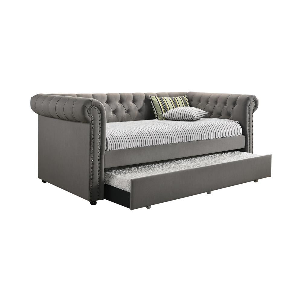 Kepner Grey Chesterfield Daybed