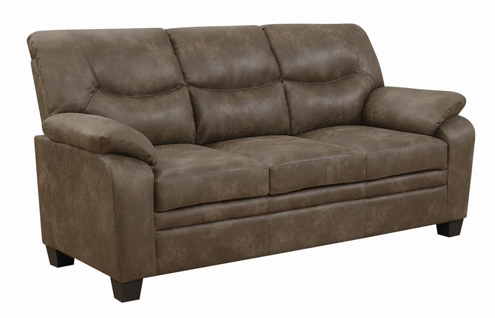 Meagan Casual Brown Sofa