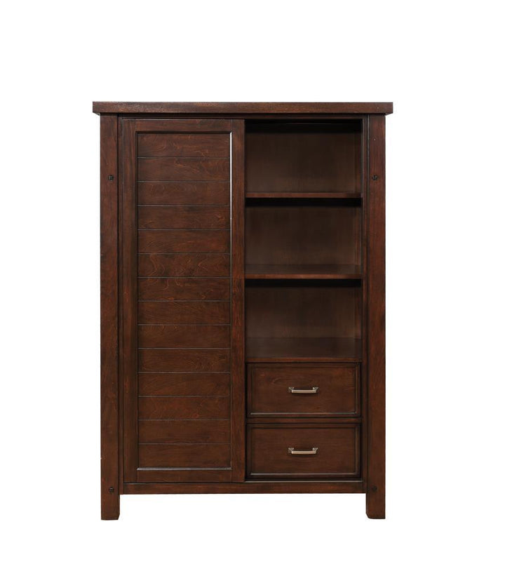 Barstow Transitional Pinot Noir Door Chest