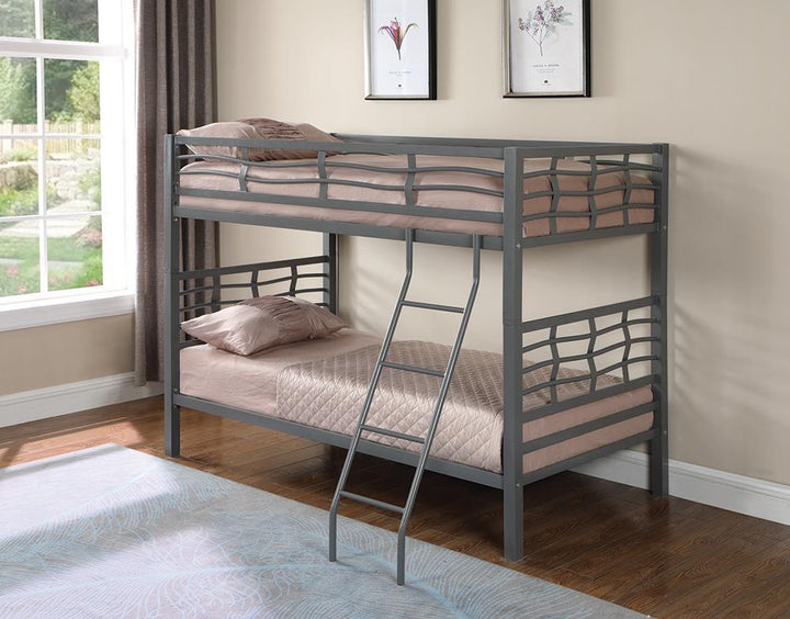 G7395 Contemporary Metal Bunk Bed