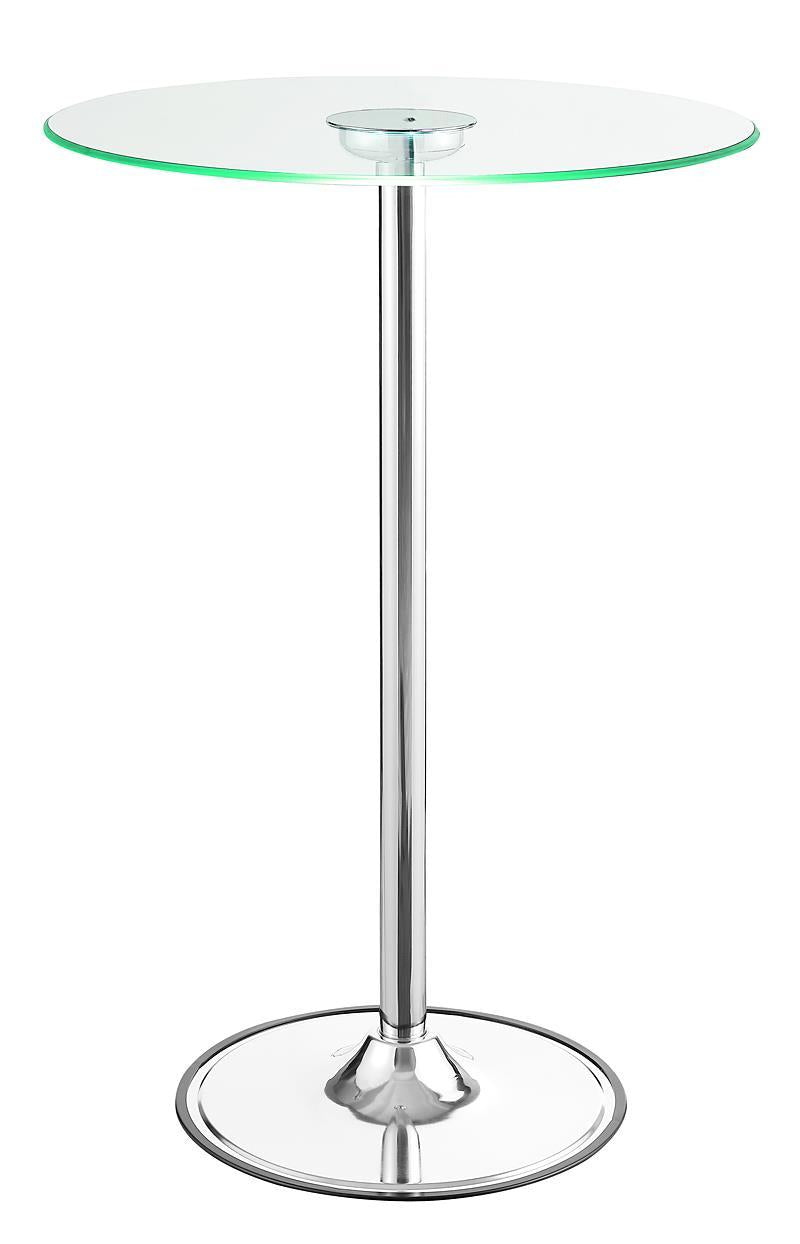 G122400 Contemporary Chrome LED Bar Table