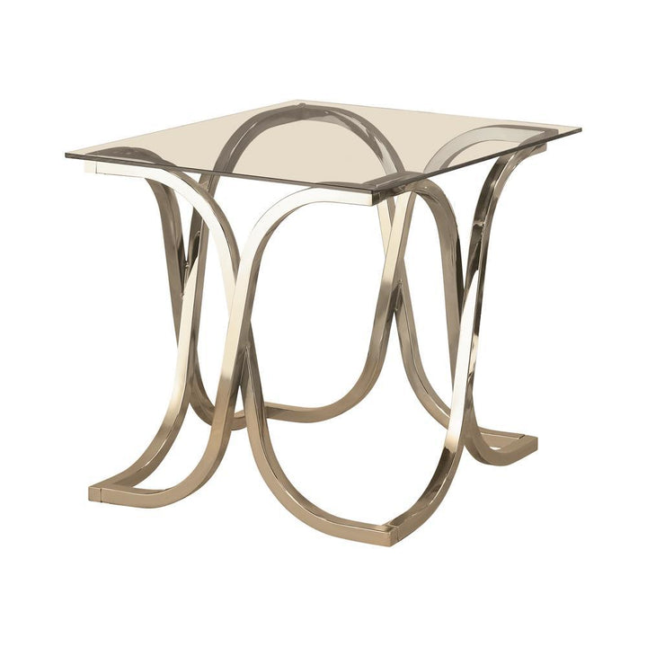 G701918 Contemporary Nickel End Table