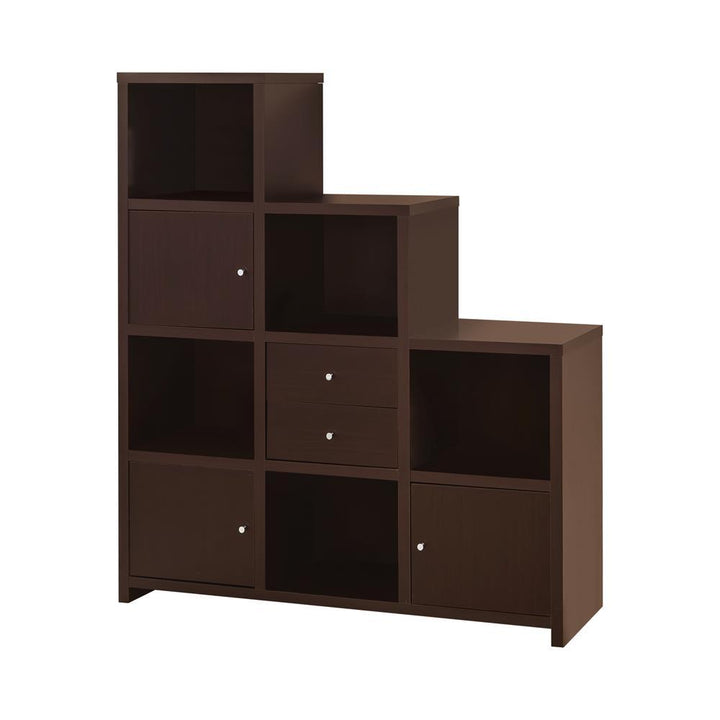 G801170 Contemporary Cappuccino Bookcase