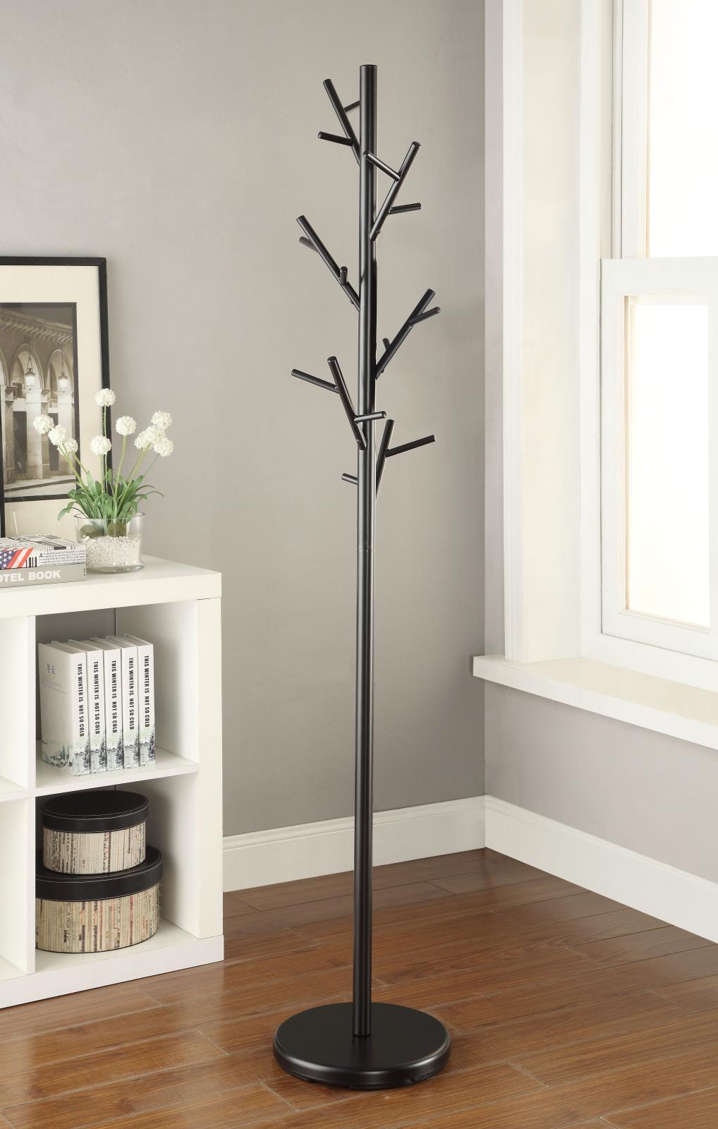 G900897 Contemporary Black Coat Rack