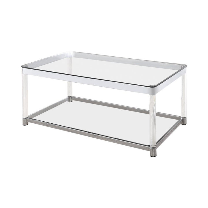 G720748 Contemporary Chrome Coffee Table