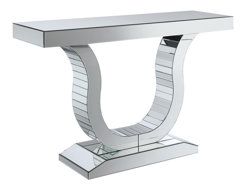 G930010 Contemporary Mirrored Console Table