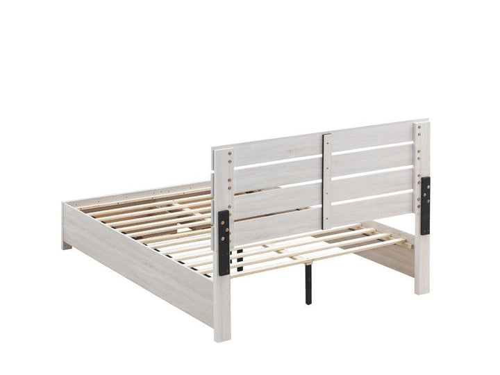 Marion Queen Storage Bed Coastal White