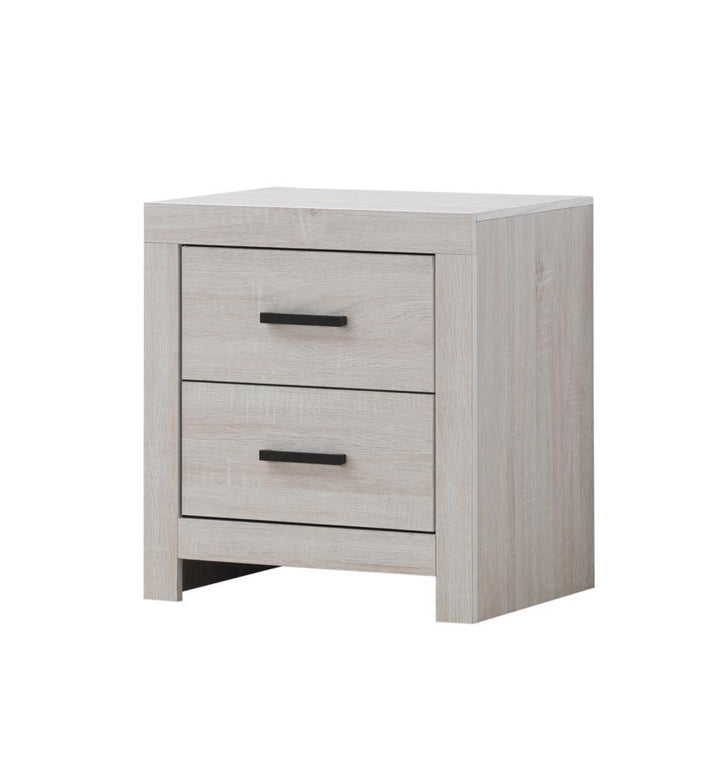 Marion 2-drawer Nightstand Coastal White