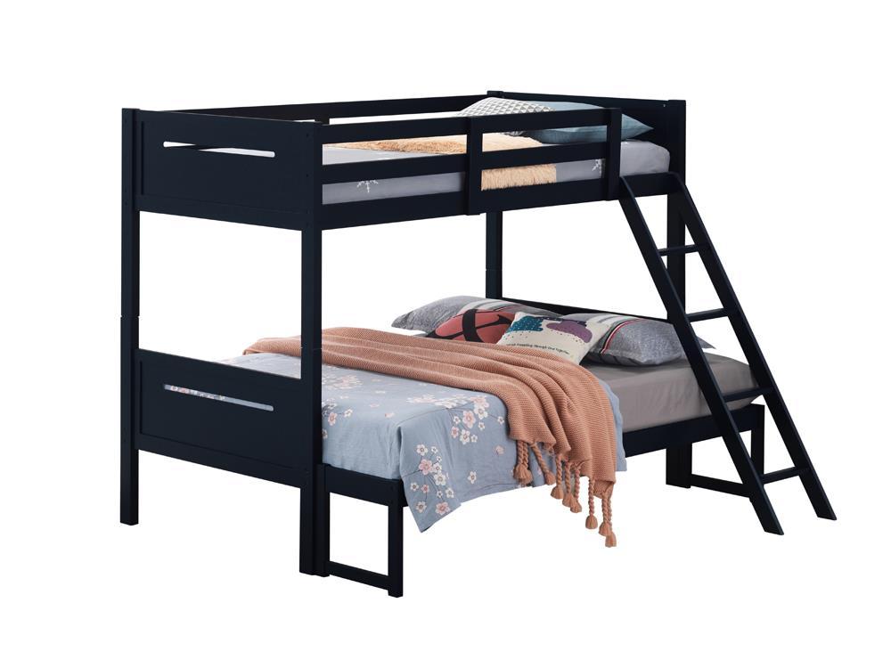 405052BLU TWIN/FULL BUNK BED