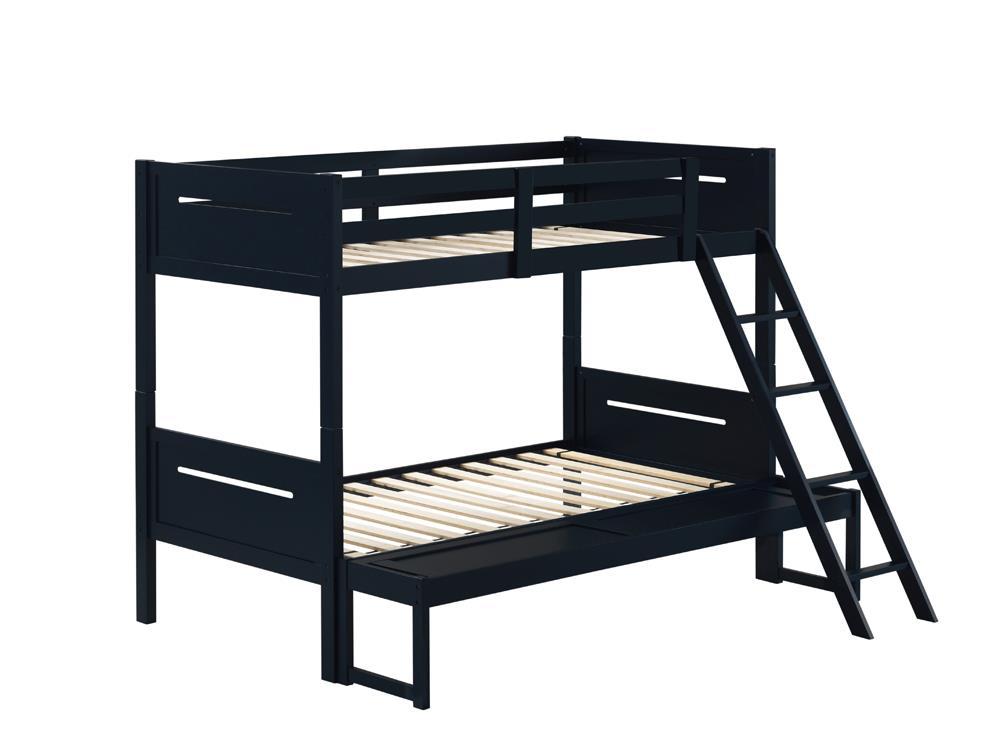 405052BLU TWIN/FULL BUNK BED