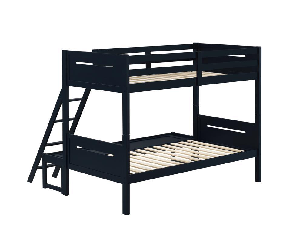 405052BLU TWIN/FULL BUNK BED