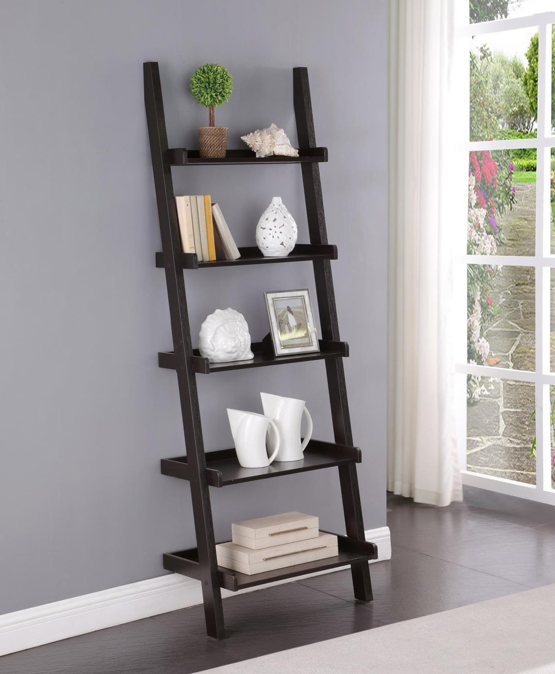 800319-S3 3 PC LADDER BOOKCASE SET